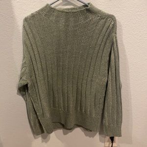 Lou and grey green sparkle sweater. New!!